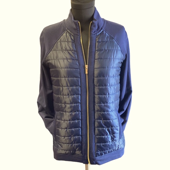 Charter Club Navy Stretch Jacket - Picture 1 of 7